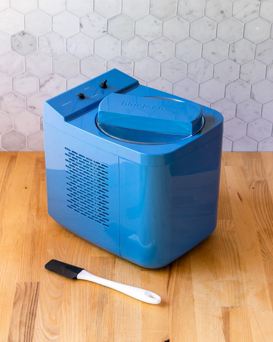 Blue Jean Chef 1-Quart Thermoelectric Ice Cream Maker Denim Blue