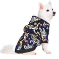 thumbnail image 2 of Fotbe Astronauts in sport Sudadera con Estampado para Perros Pequeños – Suéter con Capucha para Mascotas, Tela Suave de Forro Polar con Bolsillo-X-Small, 2 of 7