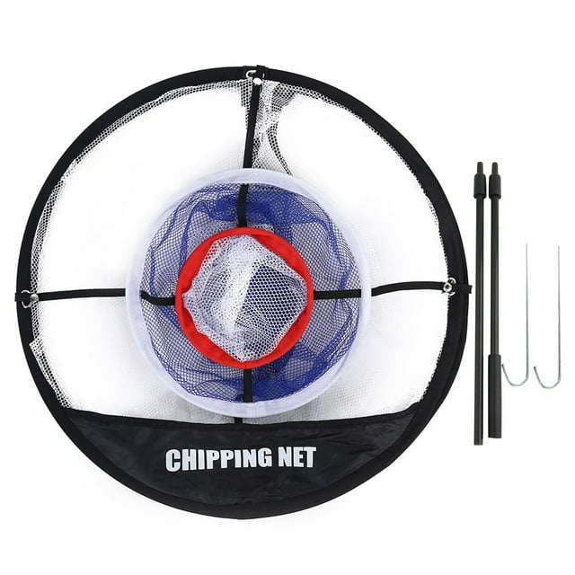 Sac d'Entraînement Accessoire de Golf en Maille de Nylon Pliante pour Ballons de Golf
