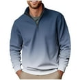 thumbnail image 1 of Blusa y camisa de manga larga con cuello alto para hombre, ropa deportiva para el hogar, pijamas, camiseta de color liso, blusa deportiva de poliéster para hombre, 1 of 4