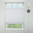 thumbnail image 2 of Linen AVENUE Store Cellulaire Occultant Sans Cordon, Haut-Bas, 25 1/2 L x 48 H, Blanc, 2 of 4