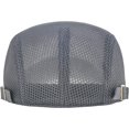 thumbnail image 4 of Men Breathable Mesh Summer Hat Adjustable Newsboy Beret Ivy Cabbie Flat Cap, 4 of 5