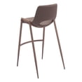 thumbnail image 5 of Desi Barstool Brown & Walnut Barstool, Modern Style, Plush and durable faux leather fabric, Steel, Indoor Bar, 5 of 12