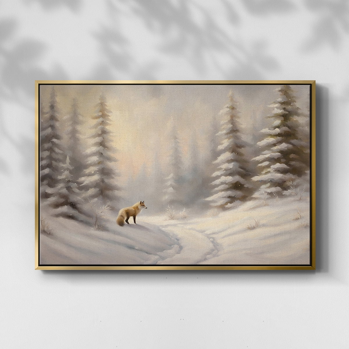 Vintage Landscape-CLXXV By Wexford Home Framed in Gold Wood Gallery Wrapped Canvas 25 in. x 37 in.