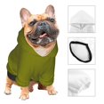 thumbnail image 3 of Balery Olive Sudadera con Capucha para Perros Pequeños – Ropa para Mascotas, Disfraz para Perros y Gatos, Ideal para Fiestas y Cosplay-Medium, 3 of 7