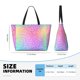 thumbnail image 4 of Easygdp Colorful Glitters Bolsa de Viaje de Playa de Gran Capacidad, Bolsa Tote Perfecta para la Playa, Escapadas de Fin de Semana y Viajes, 4 of 7