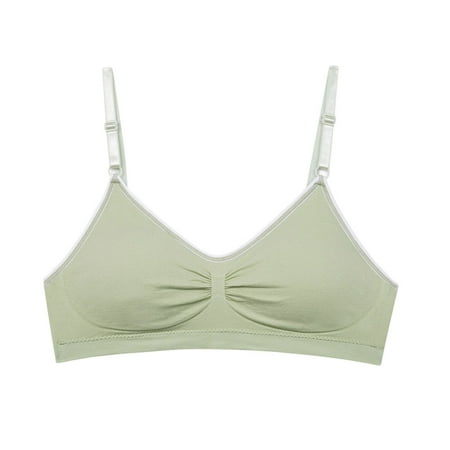 

Women Wireless Sport Bras Seamless Underarm-Smoothing Comfort Lightly Lined T-Shirt Underwire Yoga Running Stretch Bra
