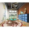 thumbnail image 4 of MECOLOR-Metal nursery shcool Locker for Girls boys Bedroom and Playroom Storage for Clothes,Bags,Toys and Book (Blue, P6D-Padlock), 4 of 12