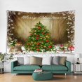 thumbnail image 1 of Venta al por mayor Navidad DIY 3D impreso digital karol g Santa Claus trineo Reno tapiz Navidad decorar, 1 of 4