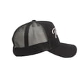 thumbnail image 2 of WITHMOONS Thuglife Print Mesh Trucker Snapback Hat Hiphop Baseball Cap ALM1504 (Black), 2 of 4
