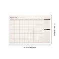 thumbnail image 2 of OUNONA 12 Pcs Simple A3 Monthly Daily Schedule Organizer Memo Schedule with 1 Pc 2023/2024 Calendar for Appointments Study Work, 2 of 8