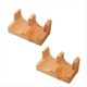 thumbnail image 1 of Bandeja de Madera para Soporte de Tacos de Sushi, 2 Piezas, Platos para Servir, Divisores, Accesorios, Estante para Tacos para Fiestas, Reuniones de Cocina, Escritorio, 1 of 8