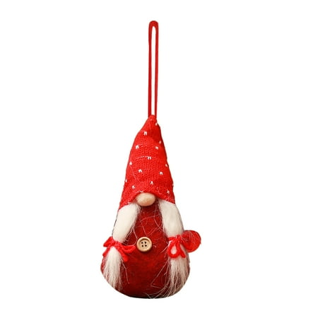 

Christmas Plush Ornament Christmas Ornament Hanging Santa Snowman Decoration Set Christmas Ornament Ornament Holiday Ornamen Door Beads for Doorways Chandelier Christmas Decorations Multi Color
