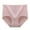 Pink, variant on MuZeFu Underwear for Women Hipster High-waisted Cotton Briefs For Women With Belly And Hip Lift