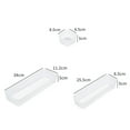 thumbnail image 3 of Drawer Organizer Tray Set: Plastic Flexible Drawer Tray Divider Storage Tray, 3 of 10