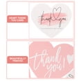 thumbnail image 4 of 150Pcs Decorative Thank You Cards for Small Business with Heart-shaped Design and Coated Paper Material, 4 of 8