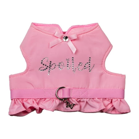 UPC: 0886440700218 | Doggy Parton Dog Harness Spoiled Dog Walking Harness Pink Large