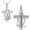 Customize, variant on Cremation Jewelry for Ashes Pendant - Stethoscope Cross Urn Necklace for Ashes Stainless Steels Memorial Necklaces Ash Holder for Human / Pet