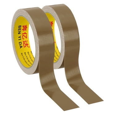 1"x0.01" Bookbinding Tape, 2 Roll 11 Yard Cloth Bookbinding Repair Tape Book Binding Tape Self Adhesive for Repairing Old Books, Brown