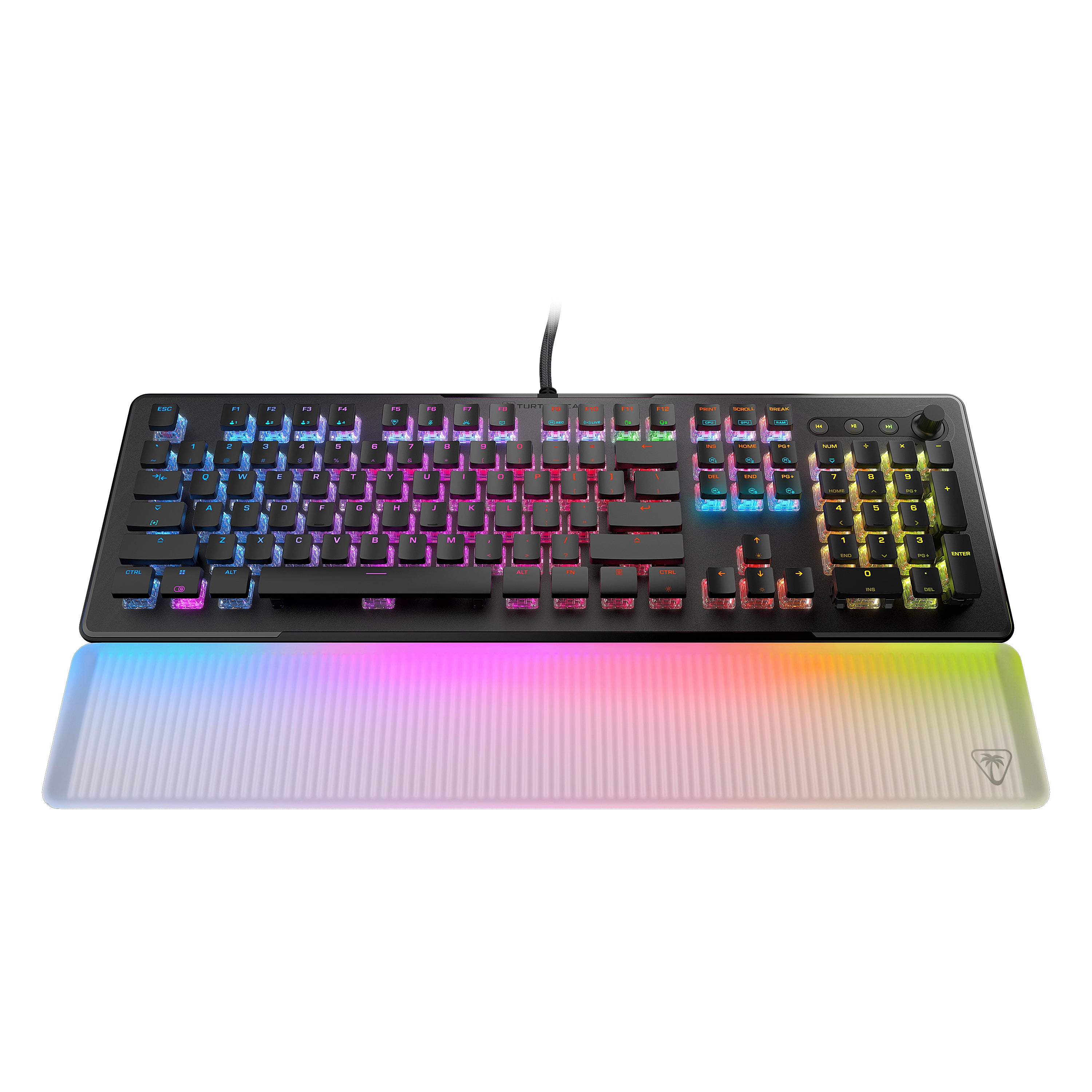Turtle Beach Vulcan II Max – RGB Optical-Mechanical PC Gaming Keyboard, Black