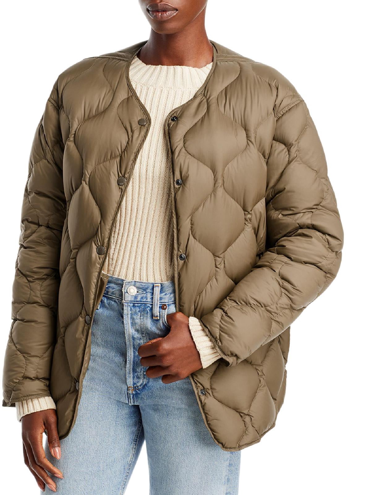 Rag & Bone Womens Rudy Liner Down Quilted Jacket Green L - Walmart.com
