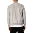 thumbnail image 3 of CAPO Suede Bomber Jacket, Grey, 3 of 6