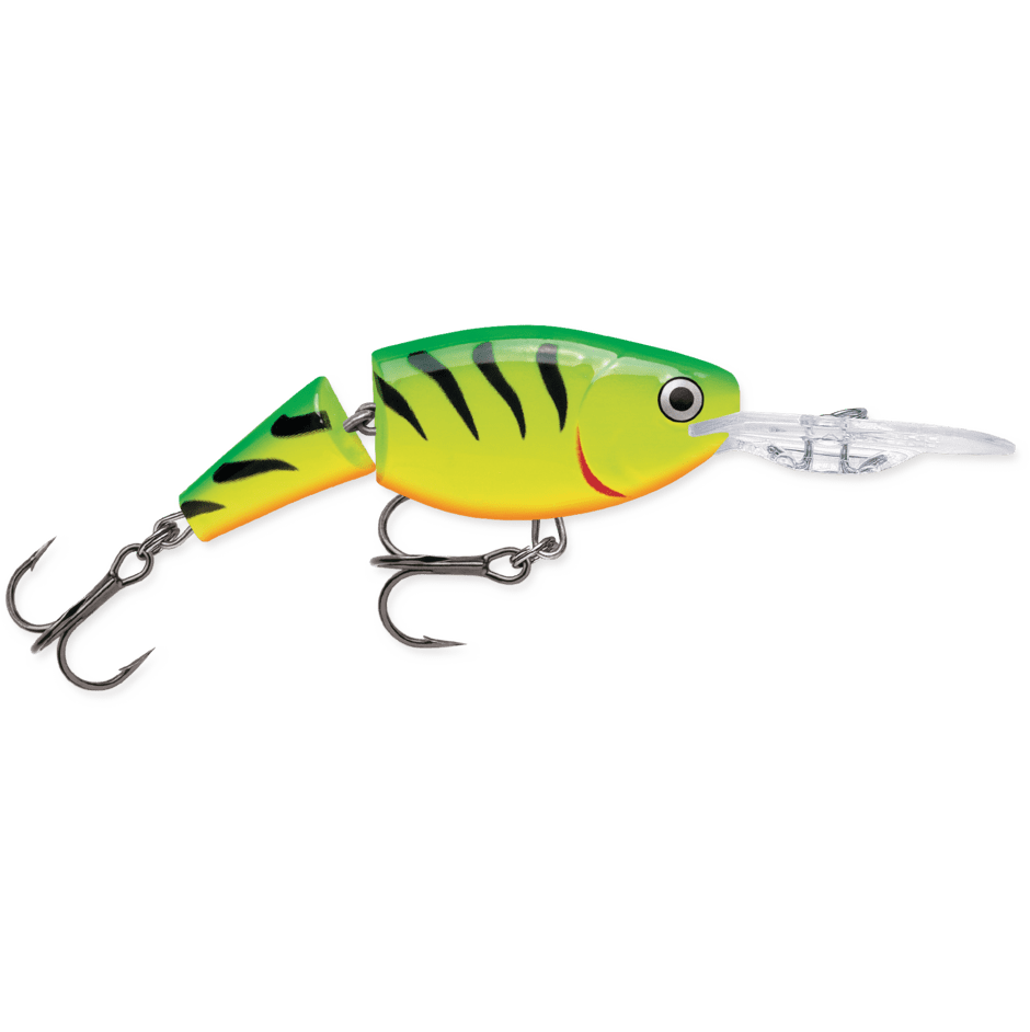 (2 pack) Rapala Jointed Shad Rap 04 Silver Shad Fishing Lure - 1.5 inch, 3/16 oz