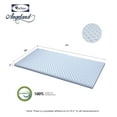 thumbnail image 2 of Furinno 2-Inch Egg Crate Gel HD Foam Mattress Topper, Soft, Queen, 2 of 4