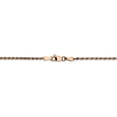 thumbnail image 4 of 14K Rose Gold chain Rope Diamond-cut 30 in 1.8 mm 1.8mm diamond-cut, 4 of 5