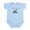 Sky Blue, variant on CafePress - Rather Be With Poppop Onesie - Baby Light Bodysuit, Size Newborn - 24 Months