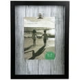 thumbnail image 2 of Northlight Wood Grain Clip-On Picture Frame - for a 5" x 7" Photo - Black, 2 of 9