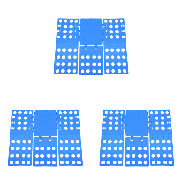 Soporte Tela Plástico Organizador Plegable Tablero Ropa Herramientas Almacenamiento () Azul
