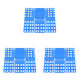 thumbnail image 1 of Soporte Tela Plástico Organizador Plegable Tablero Ropa Herramientas Almacenamiento () Azul, 1 of 2