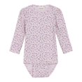 thumbnail image 1 of Minymo Long-Sleeve Rib Bodysuit - Tender Touch (3 Months), 1 of 3