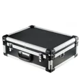 thumbnail image 3 of Maleta con placa de ABS con marco de aluminio, equipaje de viaje, caja de herramientas multifunción, caja de bloqueo doble, bolsas de ocio, equipaje reforzado, funda de mano, 3 of 4