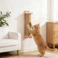 thumbnail image 4 of Wooden Cat Scratching Post Jute Wrapped Durable Cat Scratcher For Indoor Cats Nail Grinding Dog Medium Dogs Puppy for Smart Dogs Cat Chew Puppy Teething Freezable 1954 Dee Mantle Dog Tug for, 4 of 7