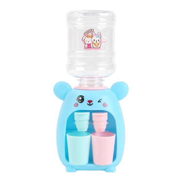 Mini dispensador de agua de cocina simulada para niños, juguete para cultivar hábitos
