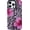 Hibiscus Cheetah Print, variant on Pink Hibiscus Cheetah Print Phone Case for iPhone 16, Aesthetic Retro Leopard Cute Coquette Flower Trendy Luxury Hybrid 2-Layer Hard Girly Protective Cover 6.1"