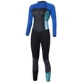 thumbnail image 1 of S SERENABLE Women Full Body Wetsuit UPF 50+ Scuba Diving Surf Rash Guard Blue M, 1 of 9
