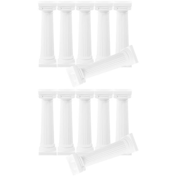 12 Pcs Mini Roman Column DIY Roman Pillar Statue Artistic Ornament Home Decors