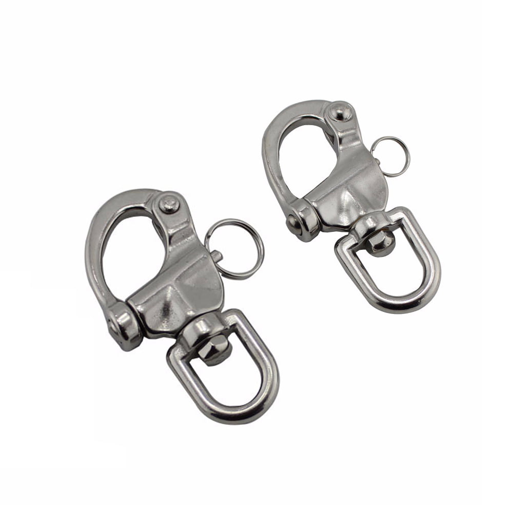 70mm 316 Stainless Steel Swivel Shackle Quick Release Boat Anchor Chain Eye 