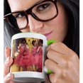 thumbnail image 2 of Picture Of Degas Painting The Pink Dancers Before The Dance, 11oz Two-Tone Green Mug, 2 of 7