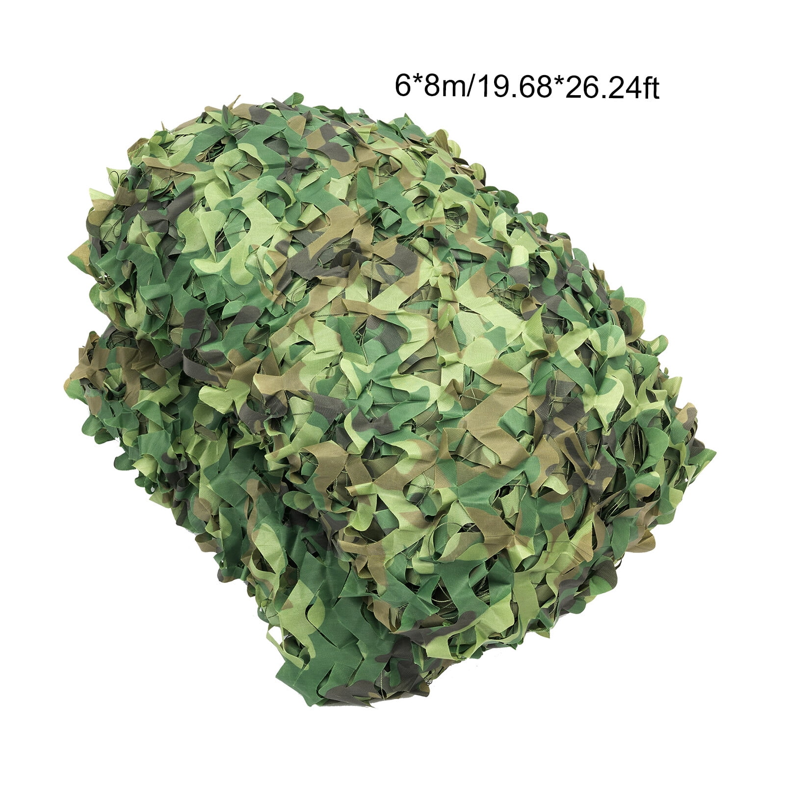 19.68 X 26.24 210D Oxford Polyester, Nylon Camouflage Netting Ft Camo Net Woodland Net for Military Camping Hunting
