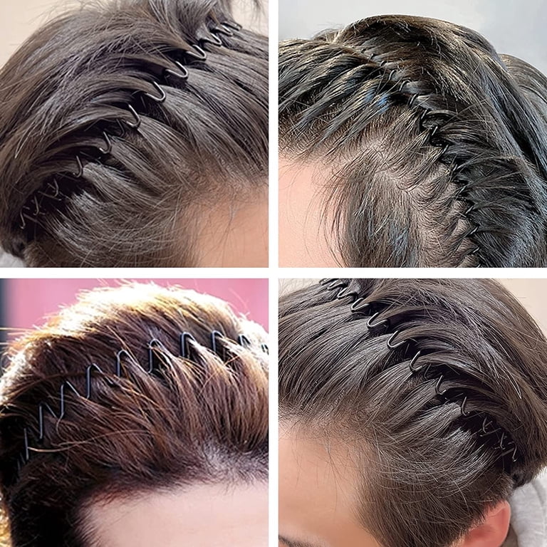 Mens Slicked Back Hair band