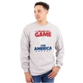thumbnail image 4 of I Paused My Game For America Joke Long Sleeve TShirt Men Women Brisco Brands S, 4 of 6