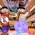 thumbnail image 4 of Muñeco de Nieve Inflable con Ventilador FOCIE 3.7 m con Luces LED, 4 of 7