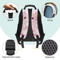 thumbnail image 4 of Bulopur Preschool Kids 17 Inch School Backpack 4 in 1 Pink Cherry Blossom Axolotl Print Bookbag with Lunch Box, Water Bottle Holder and Pencil Case, 4 of 8