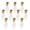 Clear Tear Drop, variant on 10pcs/Lot Mini Bottle Jars Vials s Art Craft Finding. Clear Heart