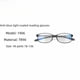 thumbnail image 1 of Gafas de lectura antiazules plegables suaves con múltiples estilos y película multicolor para personas mayores, 1 of 5