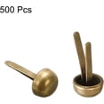 thumbnail image 3 of 8x16mm Mini Brads Paper Fasteners, 500 Pack Round Brads Fastener for Art Crafting Decorative Scrapbooking Cards DIY, Bronze Tone, 3 of 5
